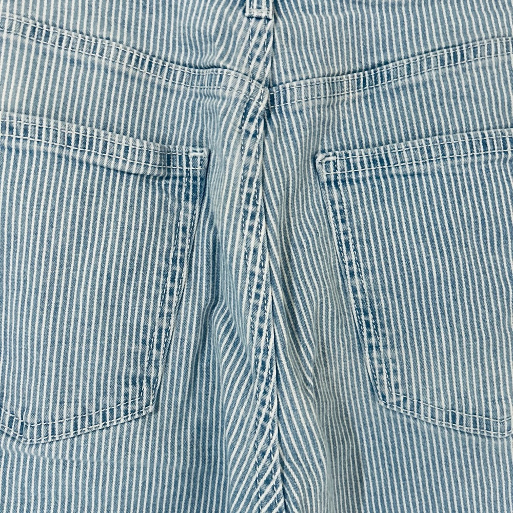 Universal Thread Light Blue Striped Wide-Leg Pants - image 8